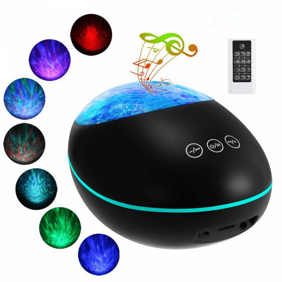 Galaxy Projector Star Light LED Ceiling Starry Skylight Night Sea Starlight Ocean Wave Space Music Projection Lamp Kid Bedroom Decoration