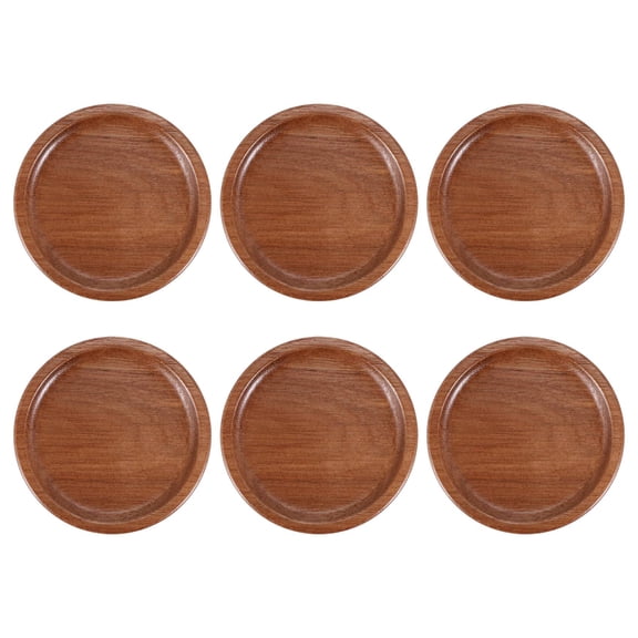 6 Sealed Wooden Storage Lids Set, for Wide Mouth Ball Kerr Jars, Food Grade Airtight Jar Lids 72mm