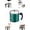 Green, variant on Stainless Steel Oil Filter Pot, Bacon Grease Container with 304 Fine Mesh Strainer for Kitchen, Home & Restaurant Cooking,sliver