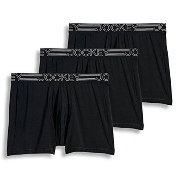 Jockey Jockey Men's Underwear Active Microfiber Boxer Brief 3 Pack