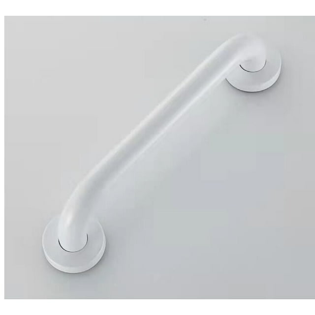 Barra de apoyo para ducha blanca de 500 mm, manija de ducha de seguridad, barra de apoyo para inodoro para discapacitados, barra de soporte para inodoro, barra de apoyo para ducha e inodoro