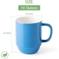 thumbnail image 3 of GBHOME Stackable Coffee Mugs Set of 6, Ceramic Coffee Mug Set, 3 of 5
