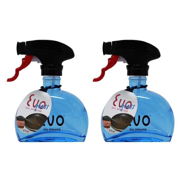Evo Oil Sprayer Blue Glass NonAerosol for Olive Oil and Cooking Oils