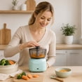 thumbnail image 4 of Electric Food Chopper For Kitchen, Meat Grinder With Stainless Steel Blade, Compact Food Processor For Vegetables And Garlic,Blue - 13.5X10Cm, 4 of 6