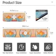 thumbnail image 3 of Yayeee Faucet Mat for Kitchen Sink 30" Diatomite Long Splash Guard Pad, Goldfish, 2 Pack, 3 of 7