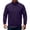 Purple, variant on Zvmxot Men Fleece Sweatshirts Full Zip Stand Neck Sweatshirt with Zipper Pockets Casual Long Sleeve Jackets for Men
