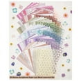 90 Sheets Scrapbook Paper and Decorative Mesh Fabric Assorted Set 6