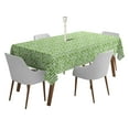 thumbnail image 1 of Vargottam Indoor/OutdoorTablecloth58x82 Inch RectangleTablecloth with Umbrella Hole and Zip- Waterproof PatioTableCloths- TableCovers for Backyard RectangularTable- Pear Green, 1 of 5