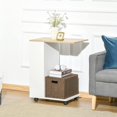 CShaped Sofa Mobile End with and Wheels Room Bedroom Office