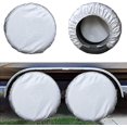 thumbnail image 1 of 4 Pack Waterproof Tire Cover Spare Tyre Wheel Rv Trailer Camper Anti-corrosion Tyre Protector, 1 of 4