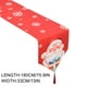 thumbnail image 3 of Bandera de Mesa Navideña de Lino Doble onlyliua con Estampado Creativo Mantel de Muñeco de Nieve, 3 of 3