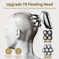 thumbnail image 3 of Nogroa Head Shavers for Bald Men, Magnetic Electric Razor, 7D Rotary Shaver 5 in 1 Grooming Kit, IPX7 Waterproof, Wet/Dry, LED Display, Rechargeable, Cordless, Silver, 3 of 9