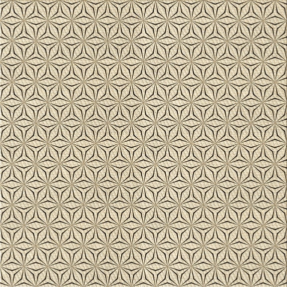 Ahgly Company Machine Washable Indoor Square Transitional Brown Area Rugs, 4' Square