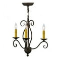 thumbnail image 3 of Meyda Tiffany 115226 Sienna 3 Light 18" Wide Taper Candle Style Chandelier - Gilded, 3 of 7