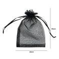 thumbnail image 3 of Bolsas De Protección De Frutas 100 bolsas de protección para frutas, bolsa de cultivo de malla reutilizable, accesorios de jardín (negro), 3 of 7