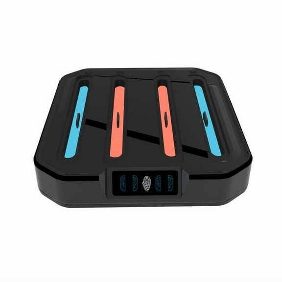 For Switch2 left and right small handle 4-in-1 charging station NS2 small handle charging base with RGB colorful lights