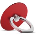 thumbnail image 1 of Red Finger Ring Phone Holder 360 Degree Rotation Metal for iPhone Samsung Galaxy Note Huawei Series, 1 of 5