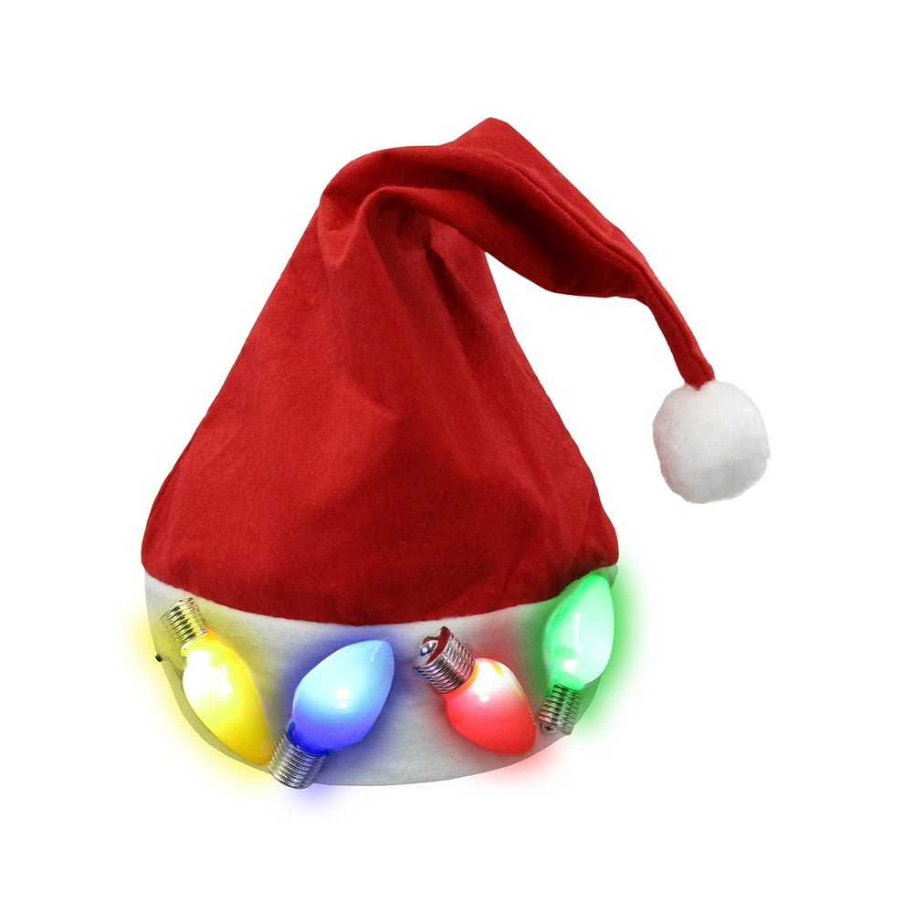 light up santa hat