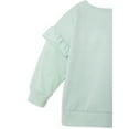 thumbnail image 3 of Little Star Organic Toddler Girl 2Pk Long Sleeve Pull Over Sweatshirt, Size 12M-5T, 3 of 11