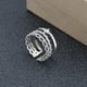 thumbnail image 4 of abierto, joyería bonita, Vintage, simple, ajustable, con forma de estrella, regalos de plata para novias, mujeres, hijas, aniversarios, laciness Salvador Anillos abiertos, 4 of 9