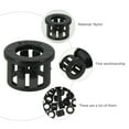 thumbnail image 3 of IFANLANDOR 100Set Cable Snap Bushing Grommet Nylon Black Corrosion Resistant for Professionals, 3 of 8
