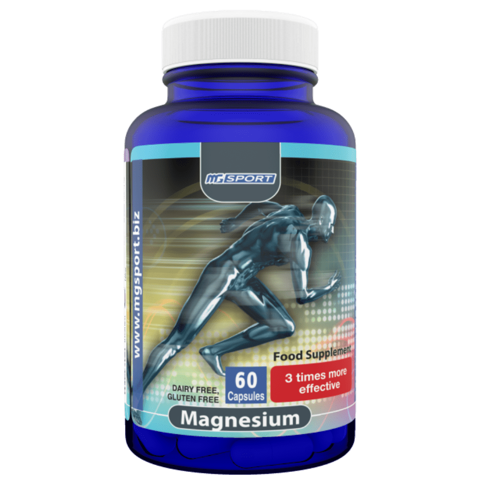MGSPORT High Absorption Magnesium 380mg Magnesium Oxide Monohydrate, 60