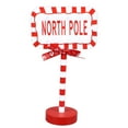 thumbnail image 1 of Decoración navideña, parada aquí, Metal, madera maciza, LED, delicado Papá Noel, parada aquí, adorno para árbol para fiesta de Navidad, rectángulo, 15,8x8x28,5 cm, 1 of 10