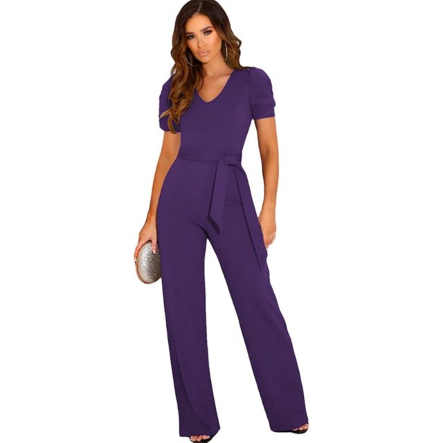 Women Fashion Playsuits Jumpsuit Denim Daily High Waisted Sleeveless Back Heart Pattern Turtle (X5-Purple, S)