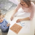 thumbnail image 3 of Wooden Math Toy Educational Math Board Interactive Mathematical Train Learning Counting Toy, 3 of 8