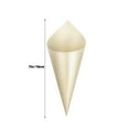 thumbnail image 3 of 120Pcs Disposable Charcuterie Cones, 7" Multi Function Food Dessert Cones for Appetizers Ice Cream Weddings Birthdays Parties Catering Events, 3 of 8