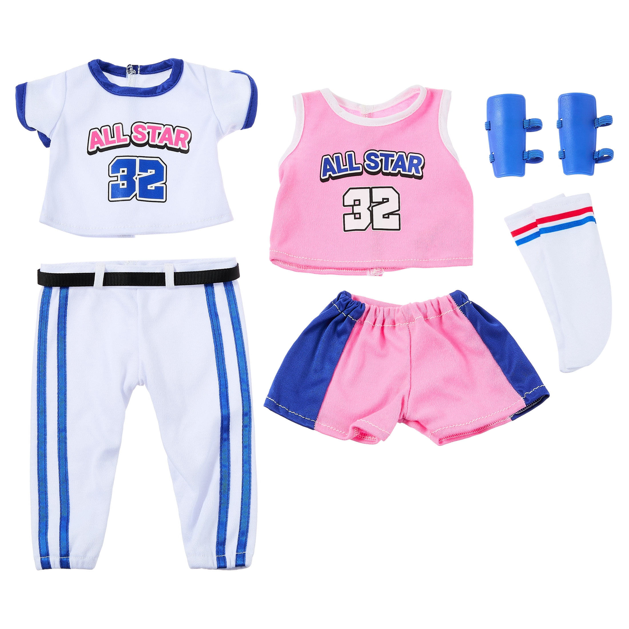 My Life As All Star Sports Play Set for 18-Inch Dolls, 18 Pieces