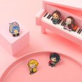 thumbnail image 5 of Demon Slayer Animation Game Peripheral Toys Tanjirou Nezuko Metal Brooch Badge Q-Version Decorations Anime Action Collection, 5 of 5