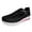 Black,#024, variant on Women's arch support Walking Shoes,Summer Breathable Knitted Low-Top Platform Sneakers, Stretch Knit Mesh Breathable Canvas Shoes,37