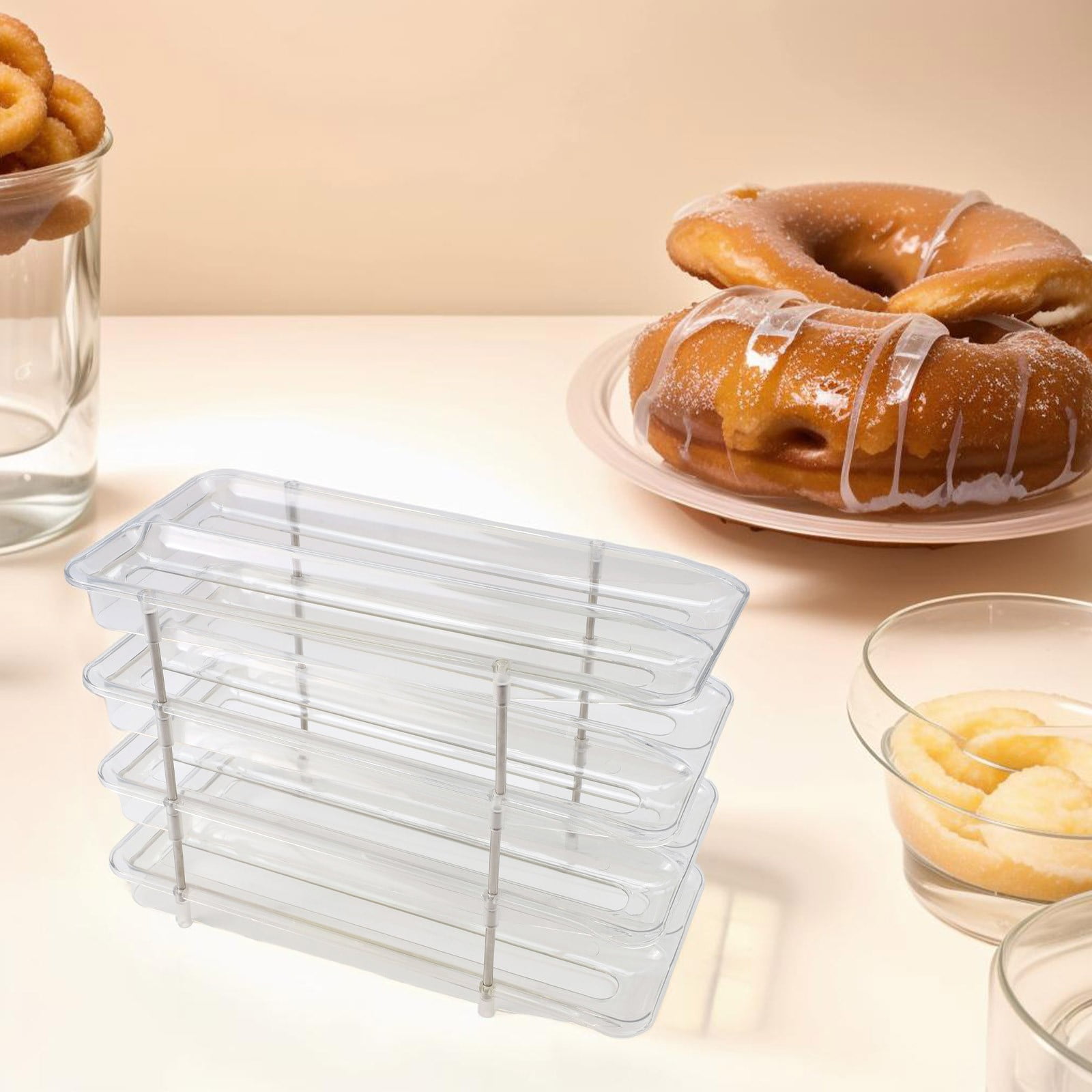 Egg Container Ladder Style Egg Organizer Holder Storage Box Eggs Dispenser Tray