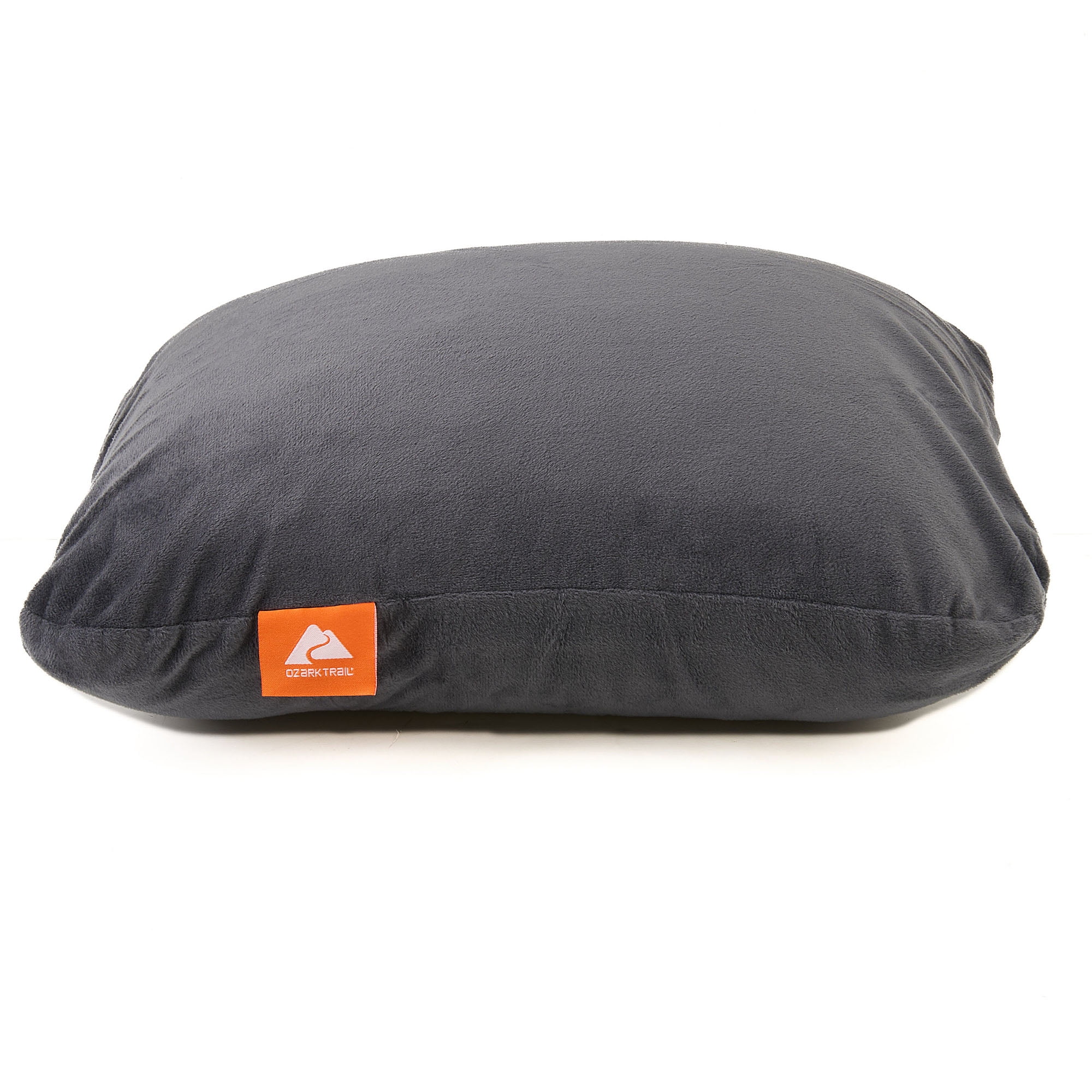 (2 pack) Ozark Trail Dark Grey Memory Foam Camping Pillow for Adults
