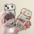thumbnail image 3 of 1pc Summer Quicksand Three-dimensional Coffee Milk Tea Is Suitable For IPhone13 Mobile Phone Case Apple 14promax13pro New Female 11 Net Red Niche 12pro All-inclusive Anti-fall 14plus Protective Case, 3 of 4