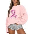 thumbnail image 1 of 2023 Chandail en Molleton Mode Femme 50 % de Réduction Liquidation Mode Décontractée Manches Longues Col Rond Imprimé Chandail en Molleton Blouse, 1 of 1