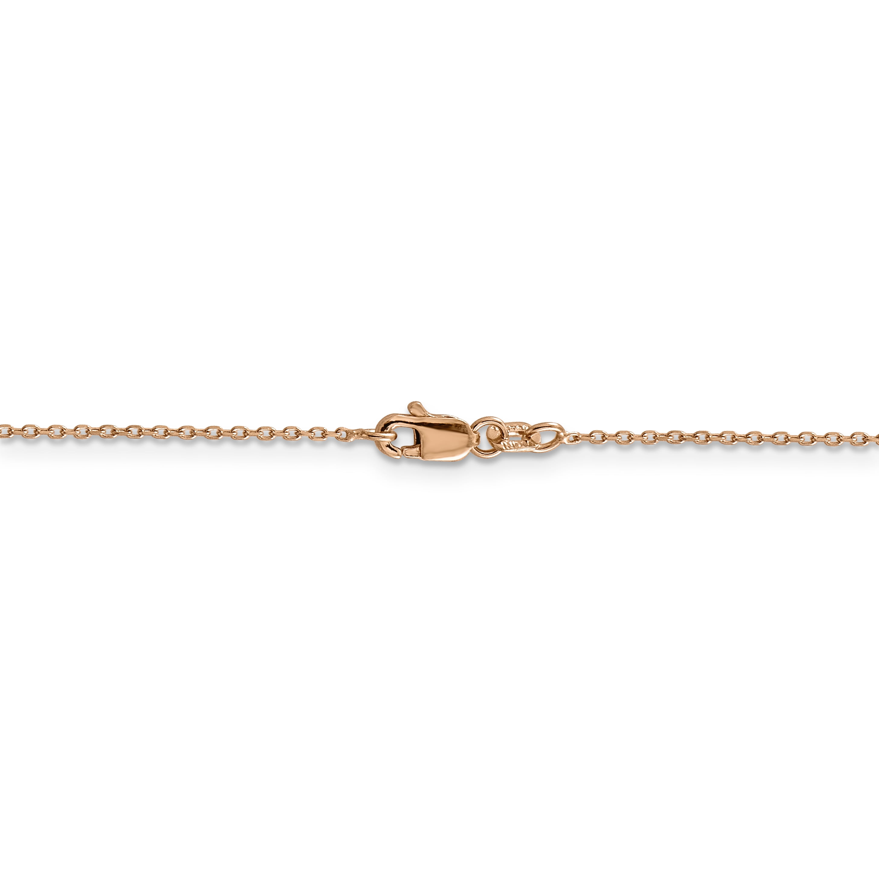 Quality Gold RSC20-16 Cha-ne de c-ble taille diamant en or rose 14K de 1 mm  x 16 po | Walmart Canada