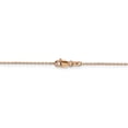 thumbnail image 4 of Finest Gold 1 mm x 16 in. 14K Rose Gold Diamond-Cut Cable Chain, 4 of 5