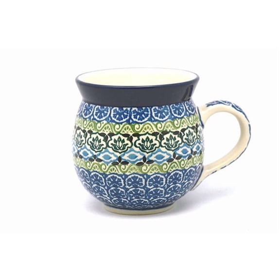 Polish Pottery Mug - 11 oz. Bubble - Tranquility