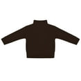 thumbnail image 3 of Creative Knitwear Kids Full Zip Polar Fleece Jacket, Brown, Sizes 12m-6, 3 of 7