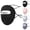 Black, variant on Shadoumai Sunscreen Mask Summer UPF50+ Breathable Sunshade UV Protection Outdoor Full Face Covering Sunscreen Mask
