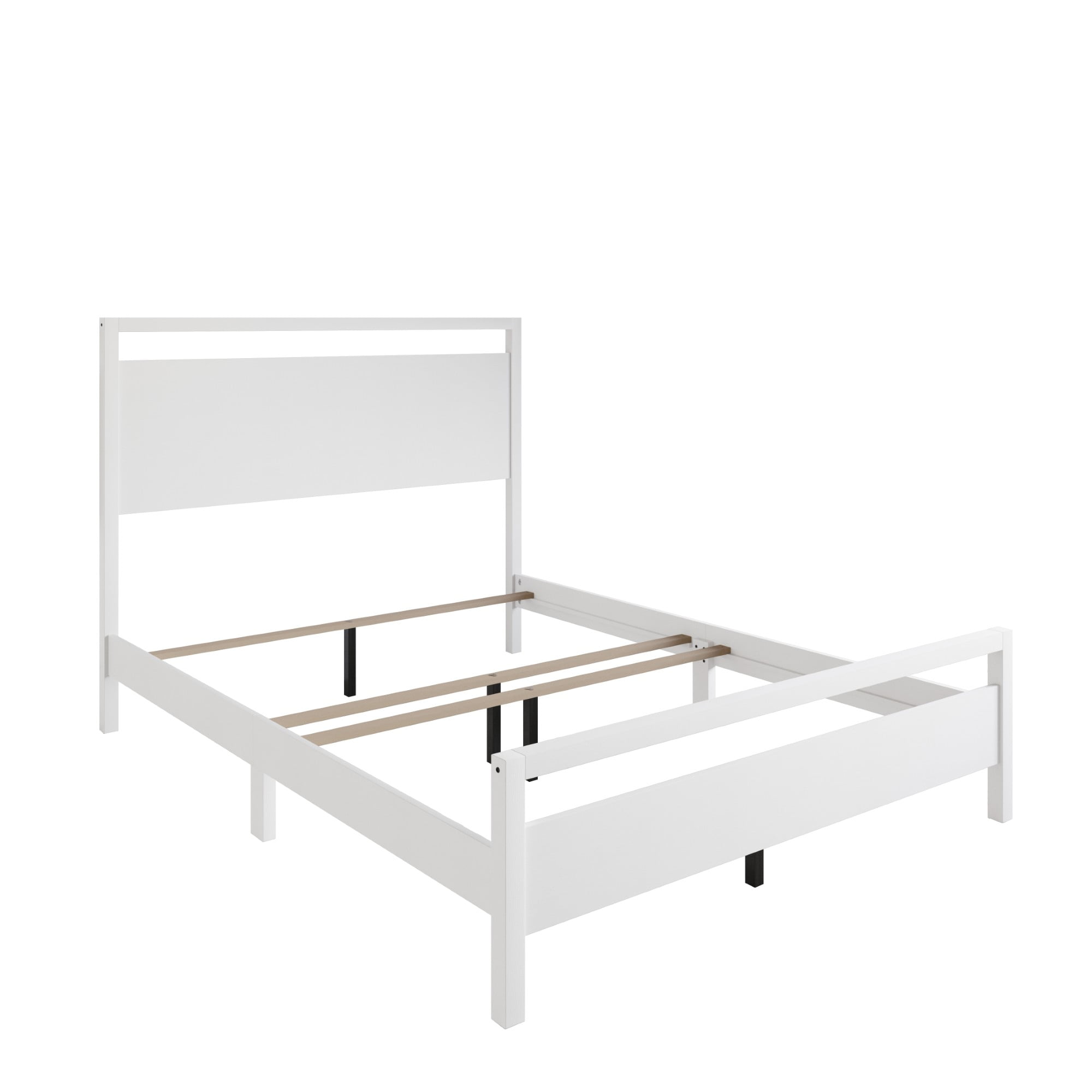 Ontario Panel Bed for Adult, Clean and Chic Modern Bed Frame, Perfect for Cozy Setups, Neutral Homes & Simple Interior Styles, Box Spring Required