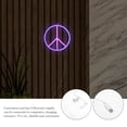 thumbnail image 4 of Miangastore Panneau Néon Suspendu LED Décoration Murale LED, 4 of 8