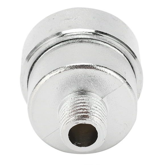 "G1/4 Threaded Vacuum Pump Silencer - Compact Oil-Free Muffler for Piston Compressors (34mm Diameter, Noise Reduction Filter Accessory)"