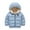 Gray Blue, variant on AJZIOJIRO Winter down Jacket for Boys Girls 1-7 Years Old Zipper down Jacket & Coat,Kids Hooded Puffer Fleece Lined Outerwear Coat