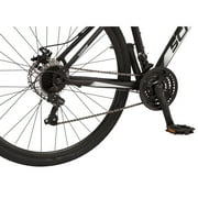 Schwinn 700c Glenwood Hybrid Bike, Adults +14 Years, Black, 21 Speeds