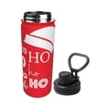 thumbnail image 2 of Balery Saying Ho Ho Ho Pattern 18oz Sports Insulated Kettle Stainless Steel Sports Insulated Kettle Leak-proof Water Bottle For Running Hiking Cycling Climbing Water Bottle, 2 of 7