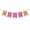 Pink & Golden, variant on Inkdotpot Birthday Party DecorationsHappy Birthday Party GarlandBaby Girls PrincessPennant Banner Flag