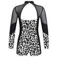 thumbnail image 4 of iiniim Kids Long Sleeve Gymnastics Leotard Ballet Dance Biketard Short Unitard Dancewear, 4 of 6